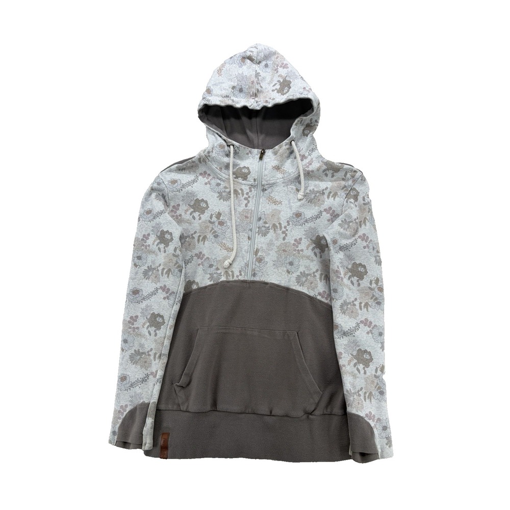 Ampersand Avenue Medium Picked Perfect Half Zip Hoodie Sweatshirt Coquette